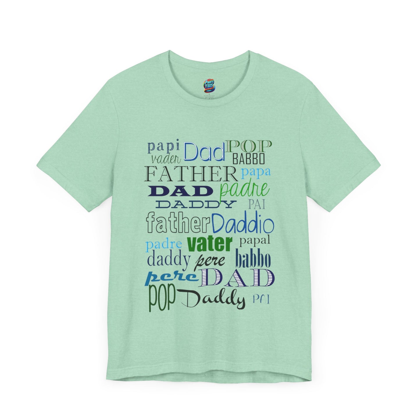 Dad Names-Jersey Knit T-Shirt