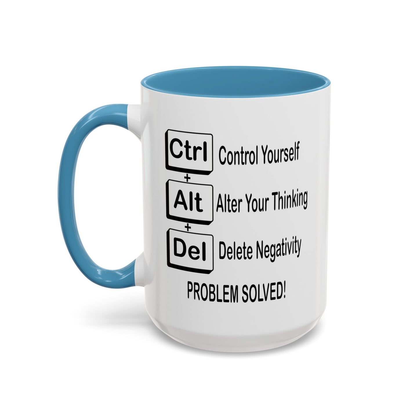 Ctrl-Alt-Del-Accent Coffee Mug (11, 15oz)