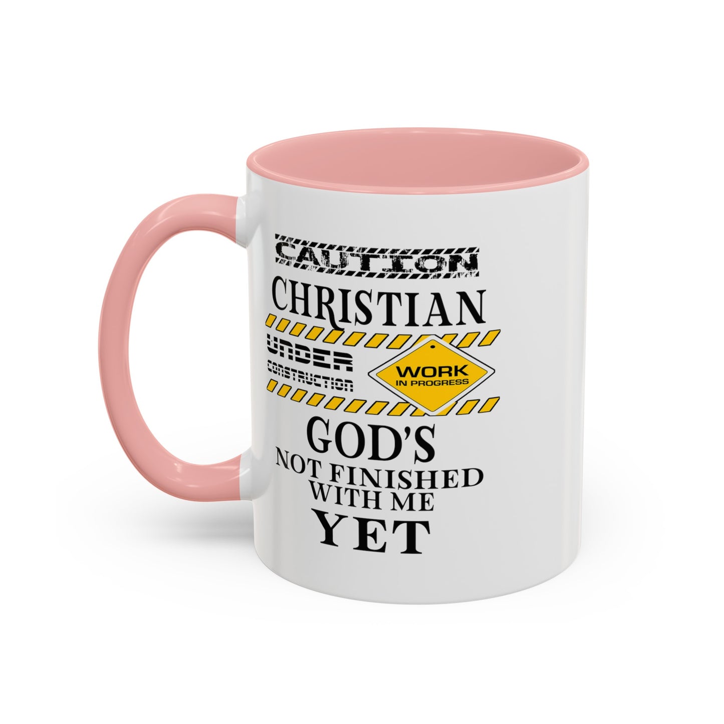 Christian Under Construction-Accent Coffee Mug (11, 15oz)
