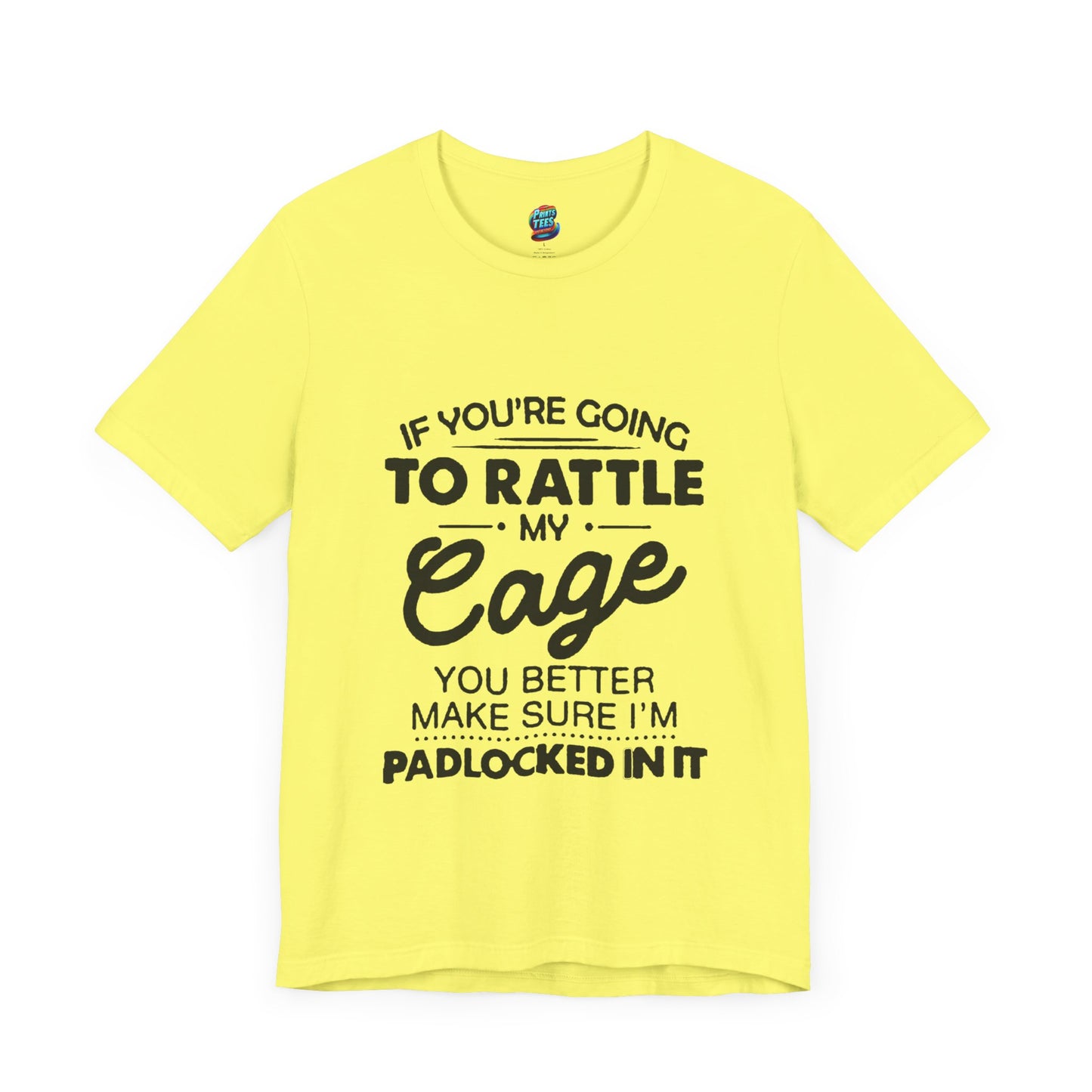 Rattle My Cage-Jersey Knit T-Shirt