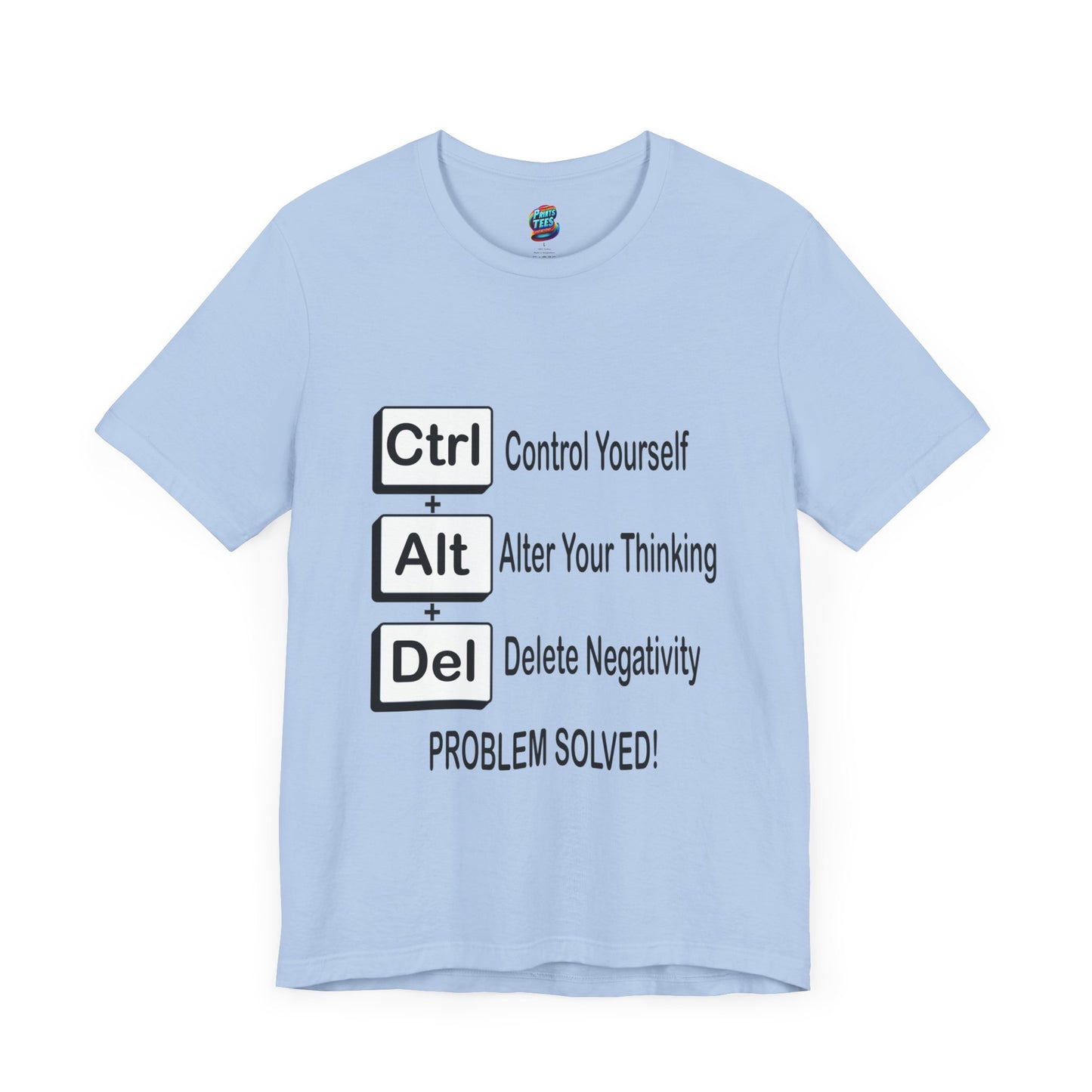 Ctrl-Alt-Del-Jersey Knit T-Shirt