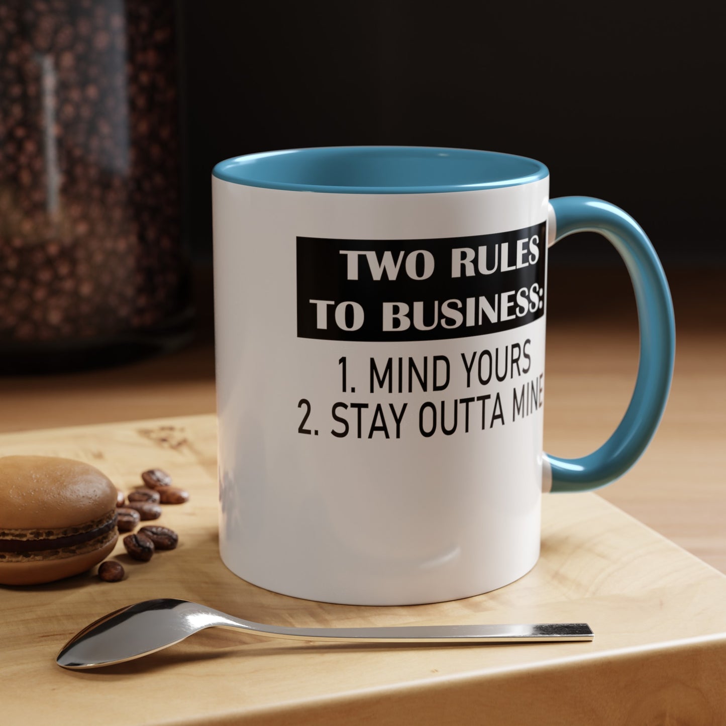 Business Rules-Accent Coffee Mug (11, 15oz)