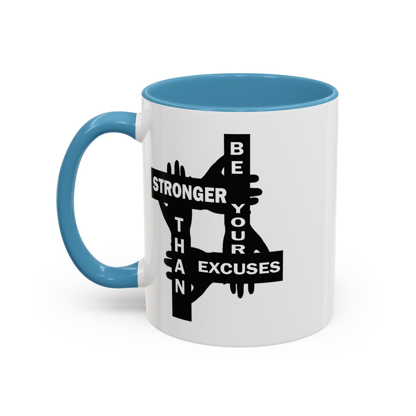 Be Stronger-Accent Coffee Mug (11, 15oz)