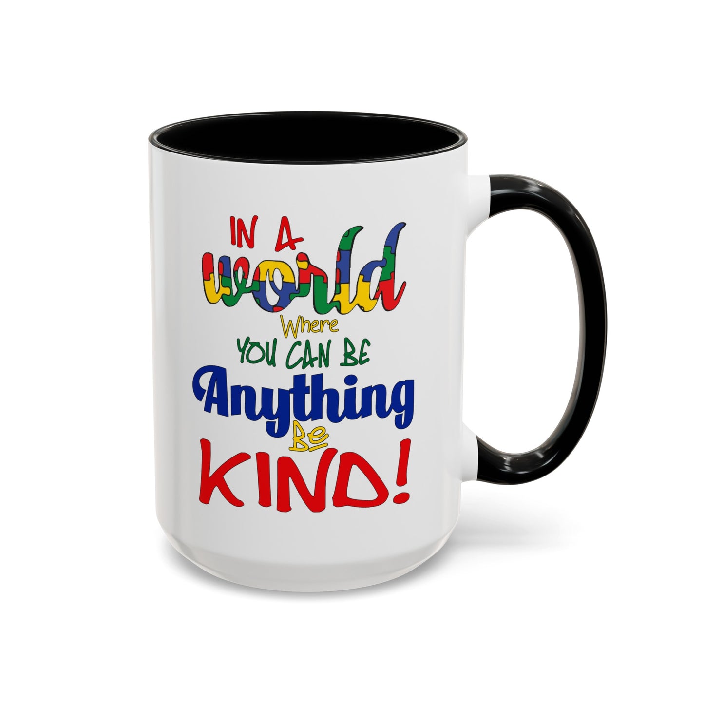 Be Kind-Accent Coffee Mug (11, 15oz)