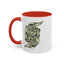 Root of Evil-Money-Accent Coffee Mug (11, 15oz)