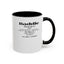 Baddie Definition-Accent Coffee Mug (11, 15oz)