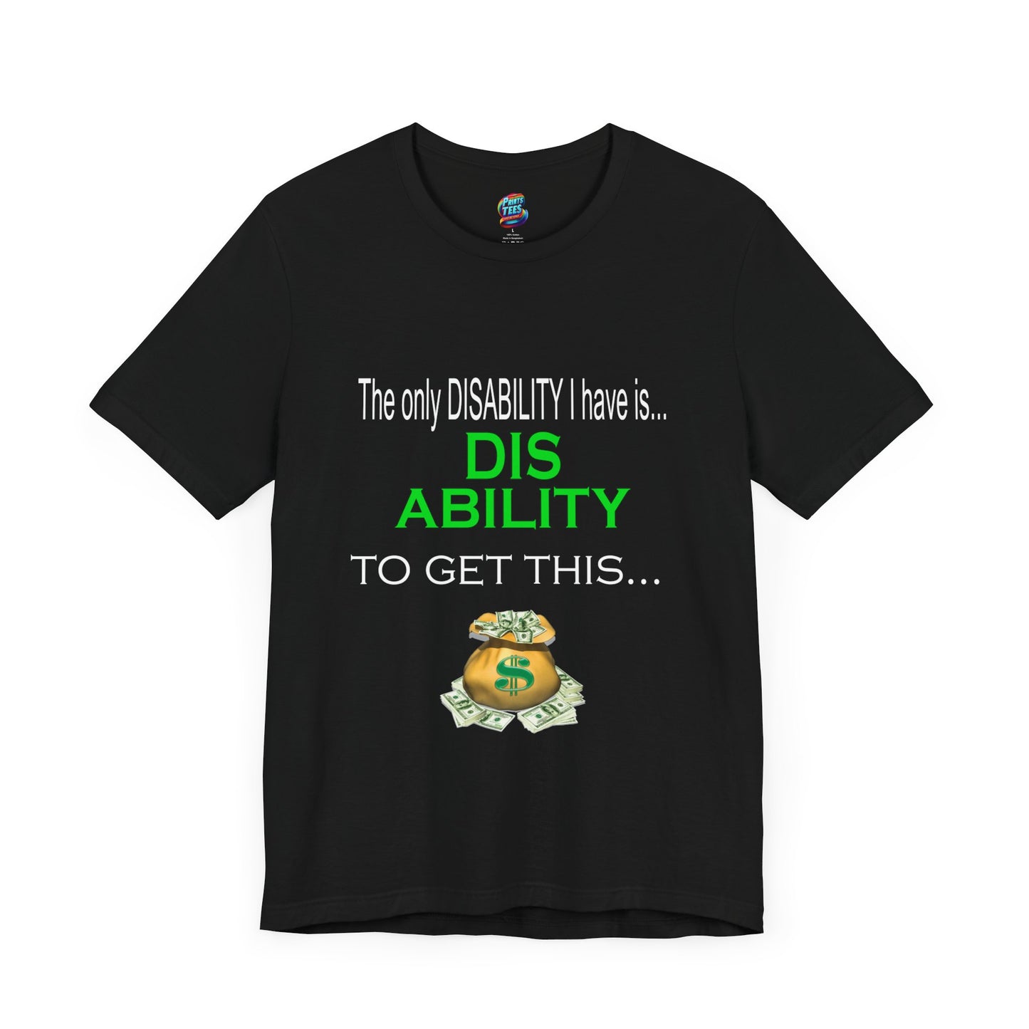 Disability-Jersey Knit T-Shirt