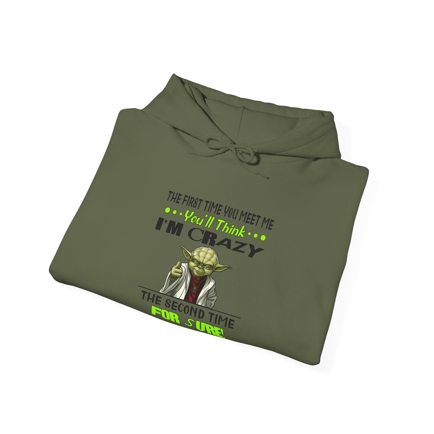 Crazy Yoda-Heavy Blend™ Classic Hoodie