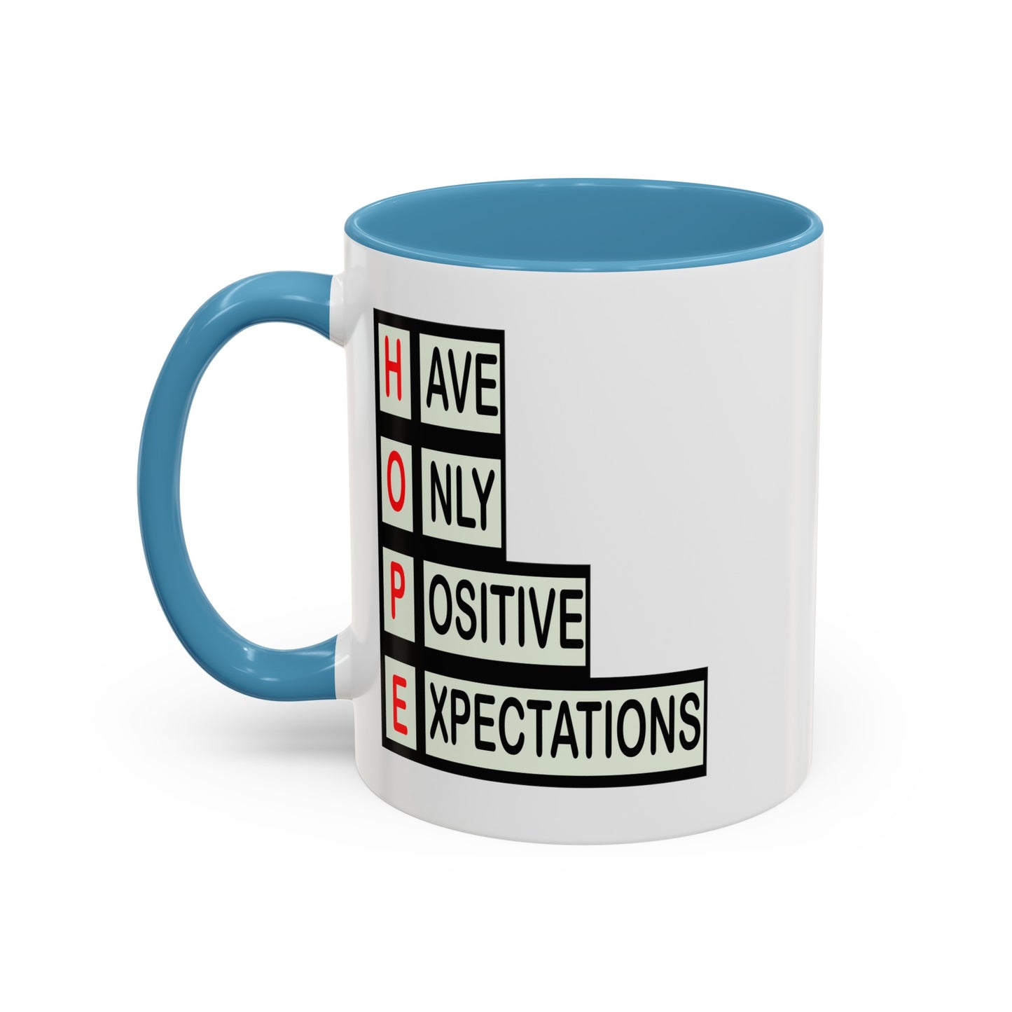 Hope Blocks-Accent Coffee Mug (11, 15oz)