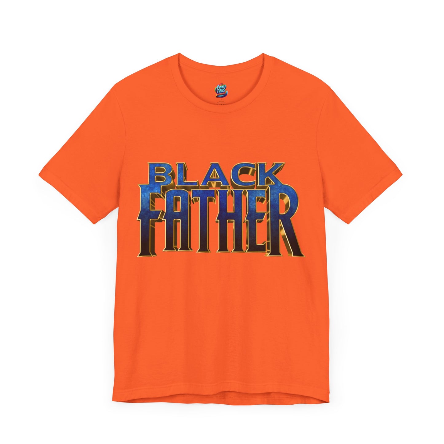 Black Father Panther Style-Jersey Knit T-Shirt