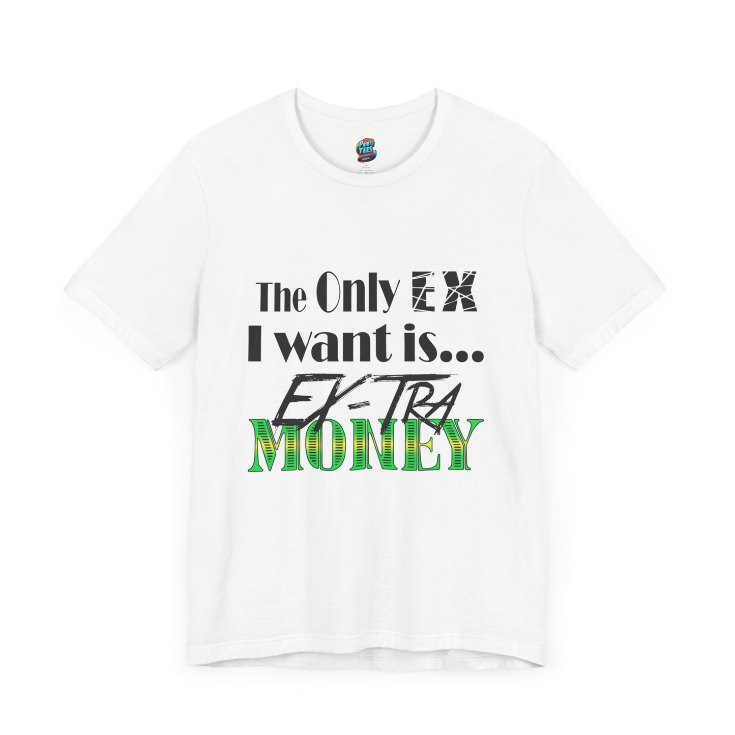 Ex-Tra Money-Jersey Knit T-Shirt