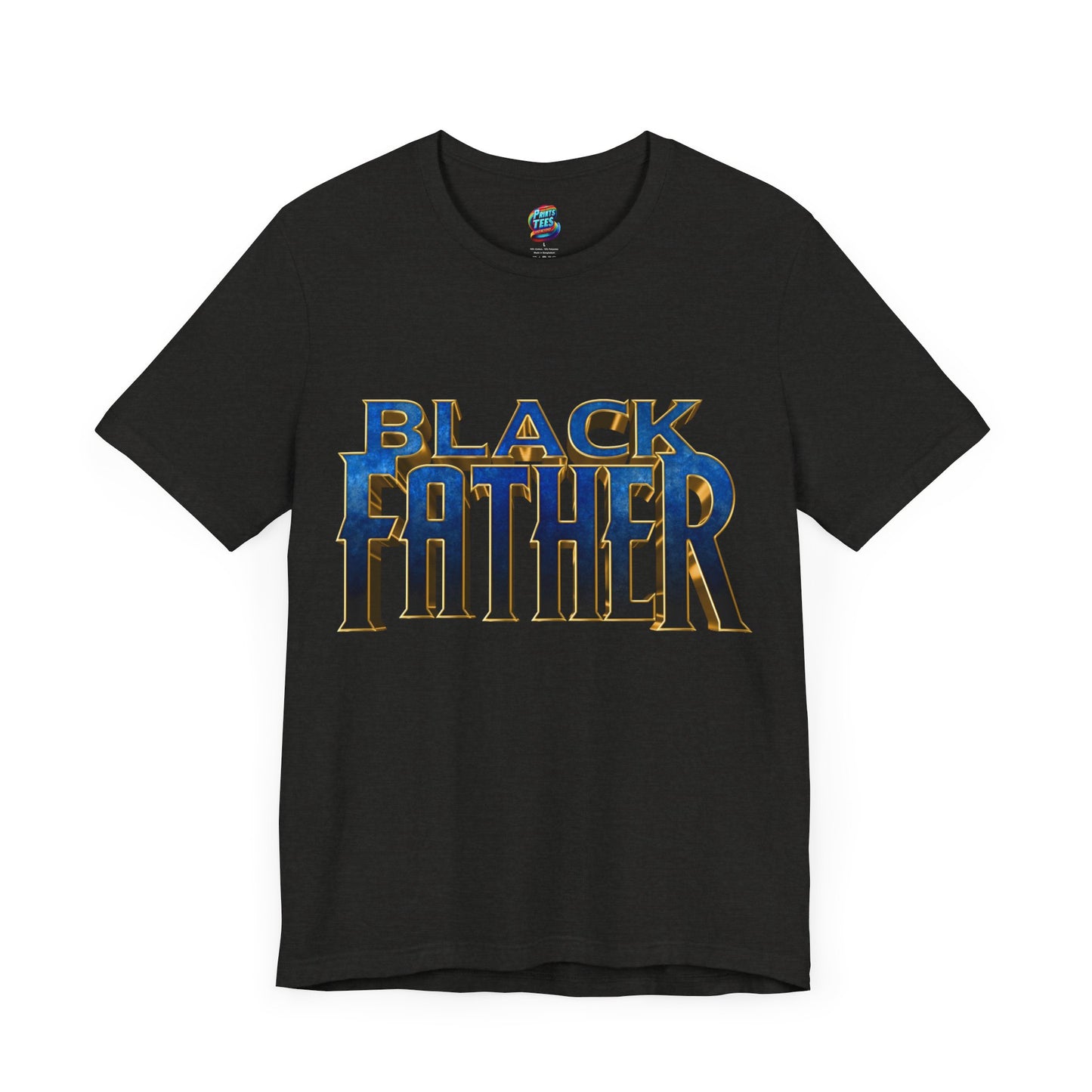 Black Father Panther Style-Jersey Knit T-Shirt