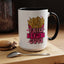 Fries Before Guys-Accent Coffee Mug (11, 15oz)