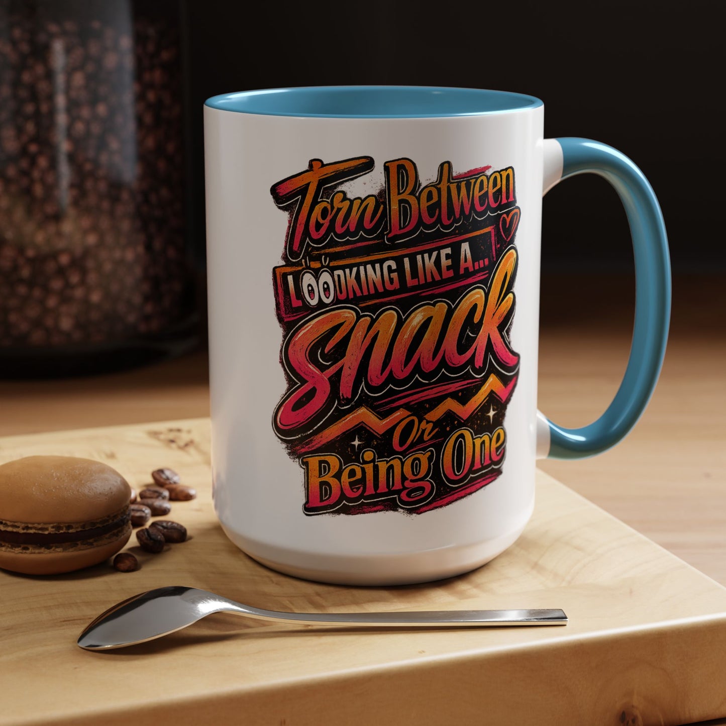 A Snack-Funny Accent Coffee Mug (15oz)