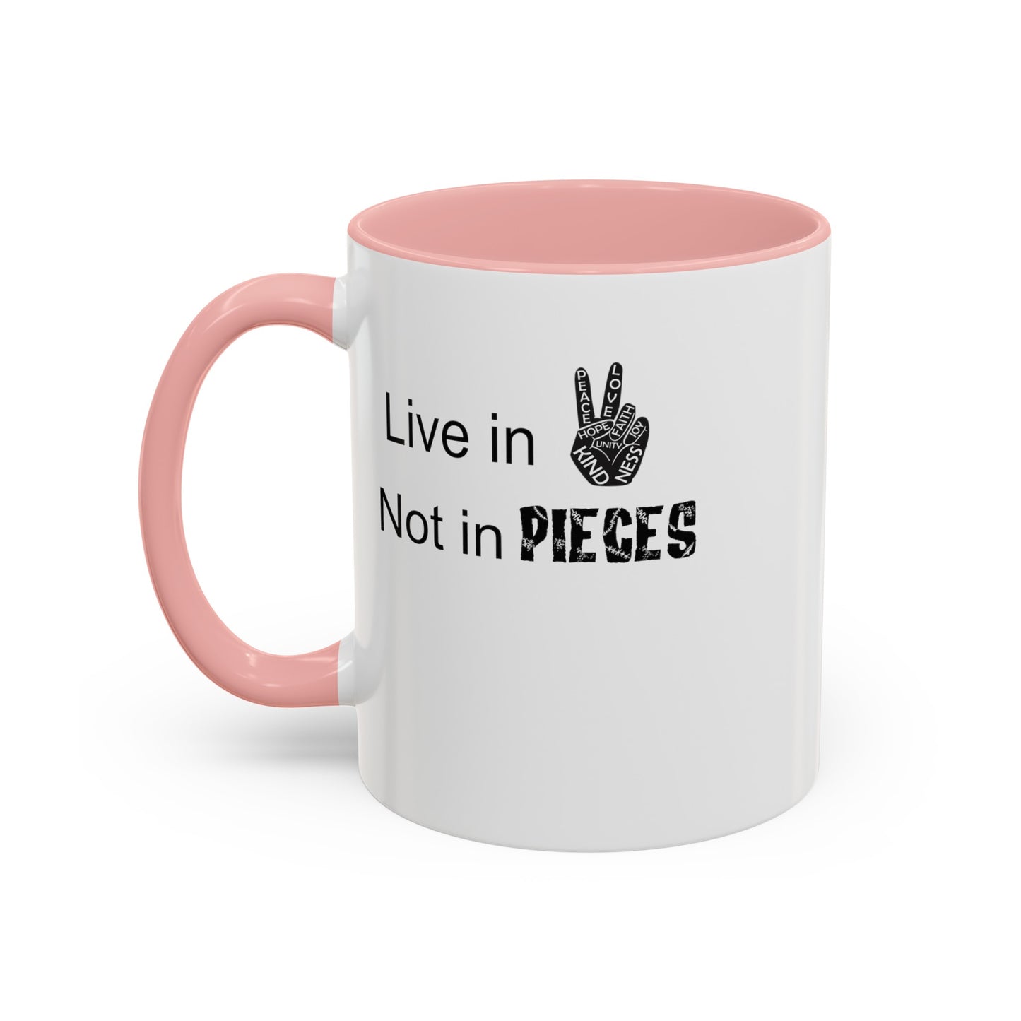 In Peace-Accent Coffee Mug (11, 15oz)