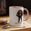 Standing on Business-Brown Woman-Accent Coffee Mug (11, 15oz)