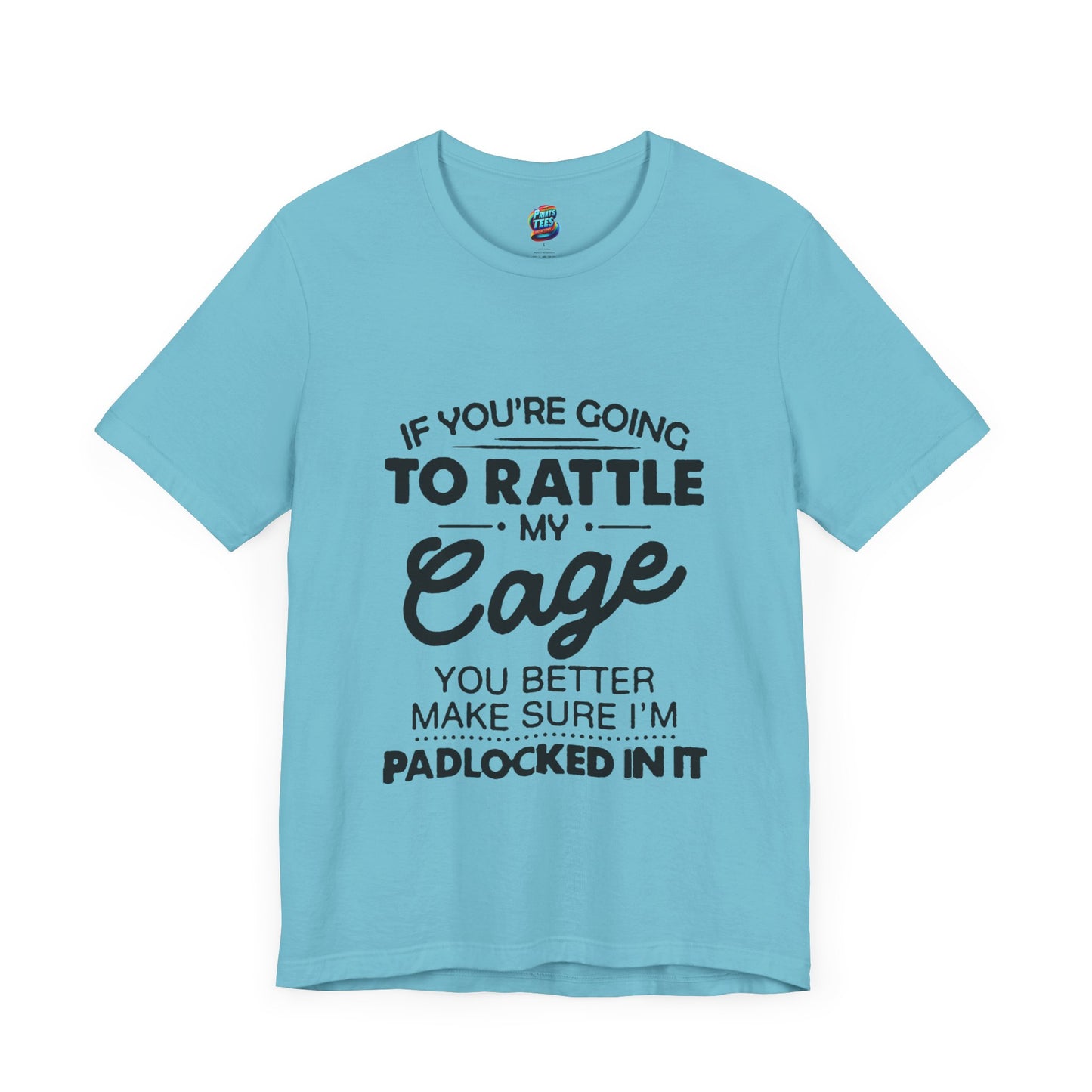 Rattle My Cage-Jersey Knit T-Shirt