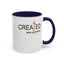 Created With Purpose-Accent Coffee Mug (11, 15oz)