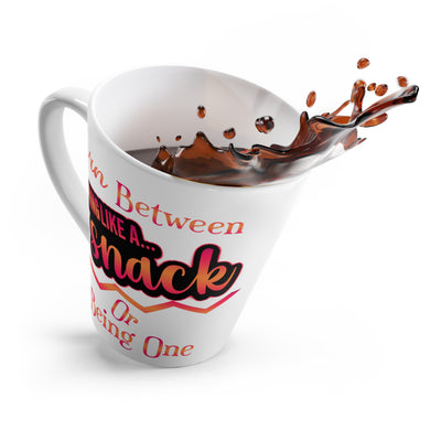 A Snack-Latte Mug, 12oz