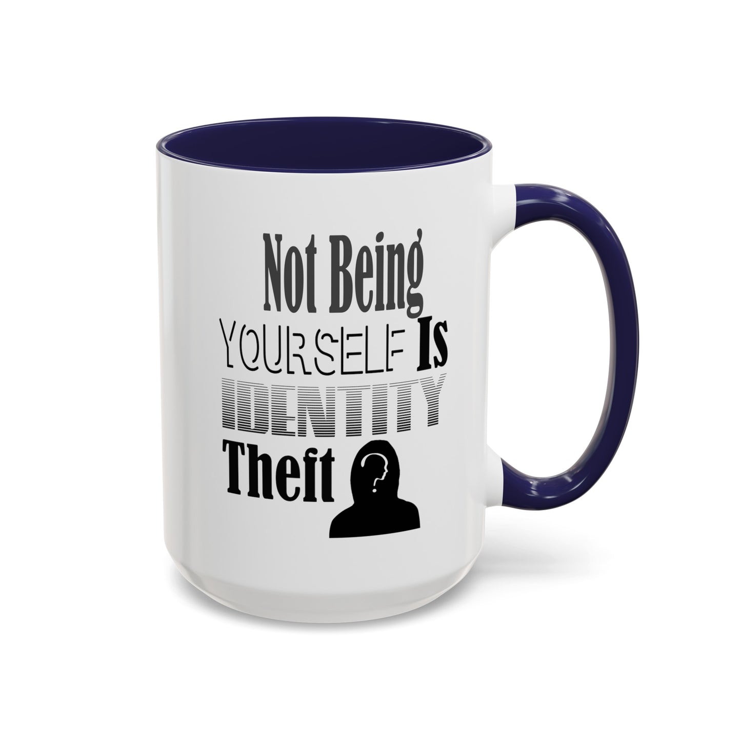 Identity Theft-Accent Coffee Mug (11, 15oz)