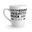 Know Your Worth-Latte Mug, 12oz