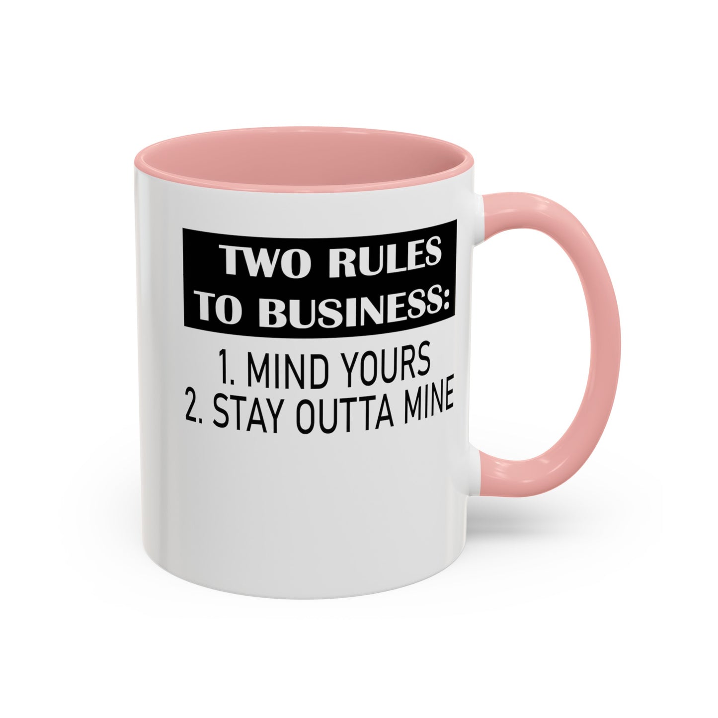 Business Rules-Accent Coffee Mug (11, 15oz)