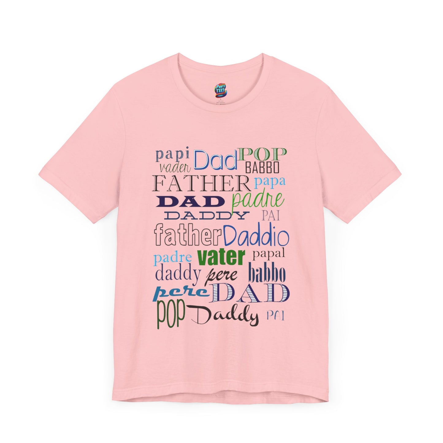 Dad Names-Jersey Knit T-Shirt