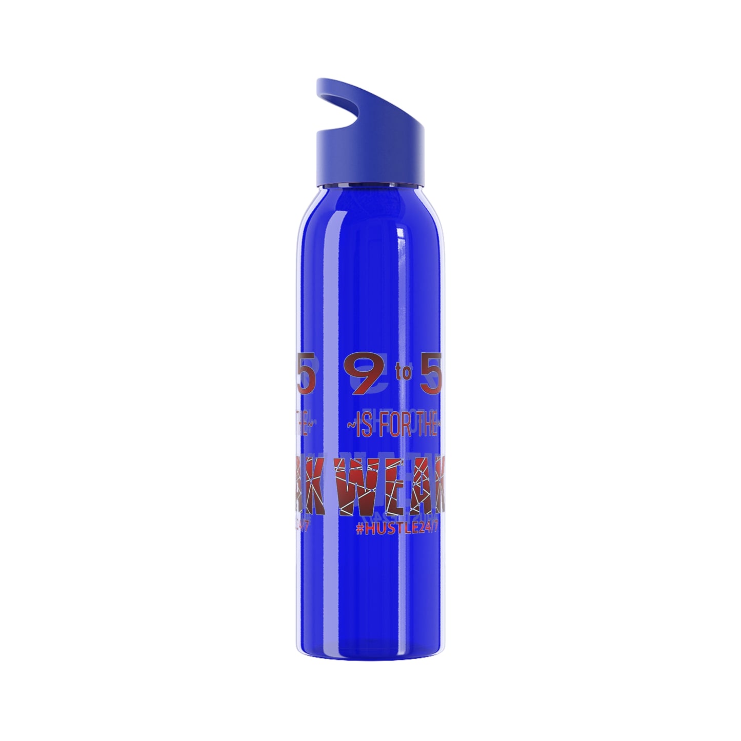 9 to 5-Sky Water Bottle, 21.9oz