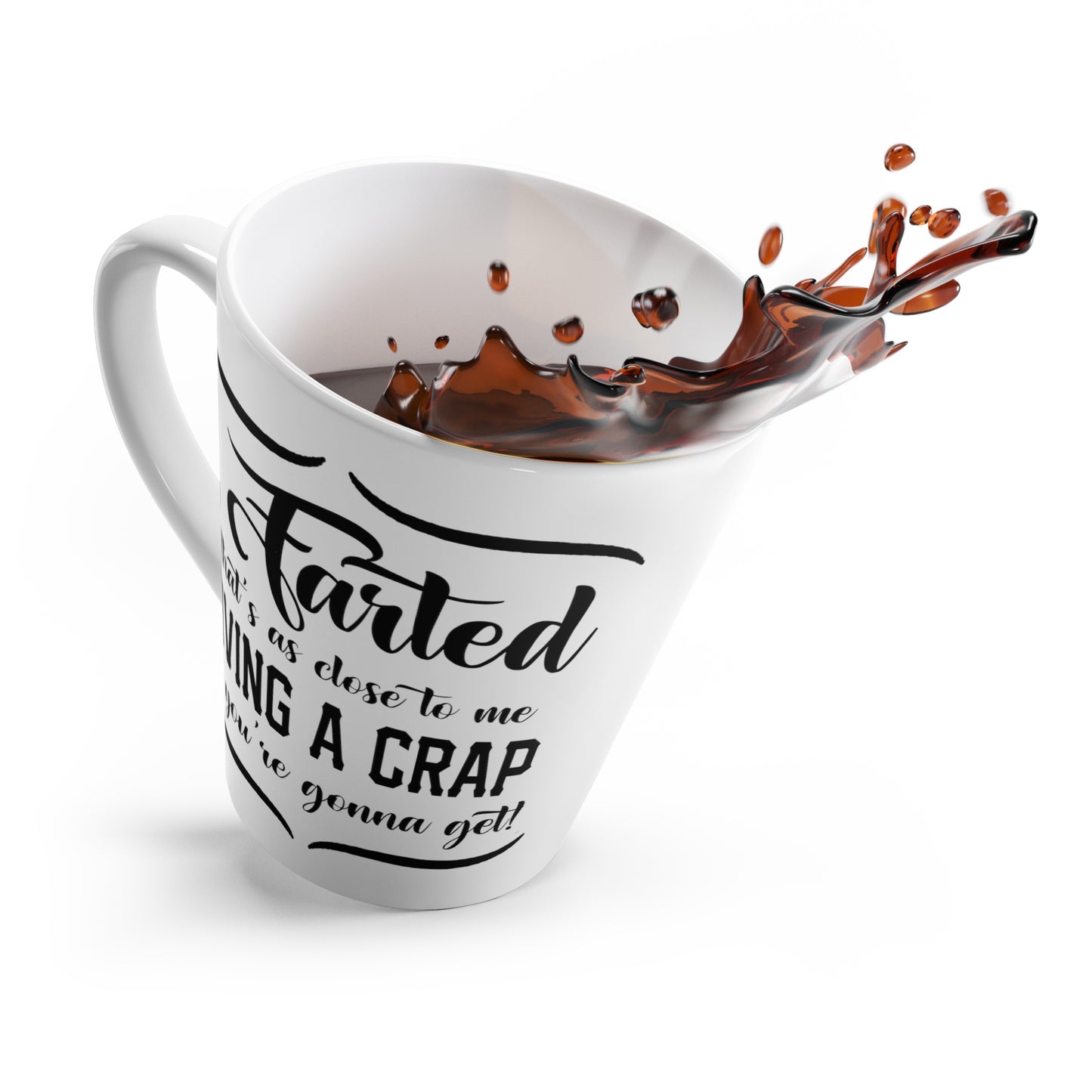 Giving a Crap-Latte Mug, 12oz