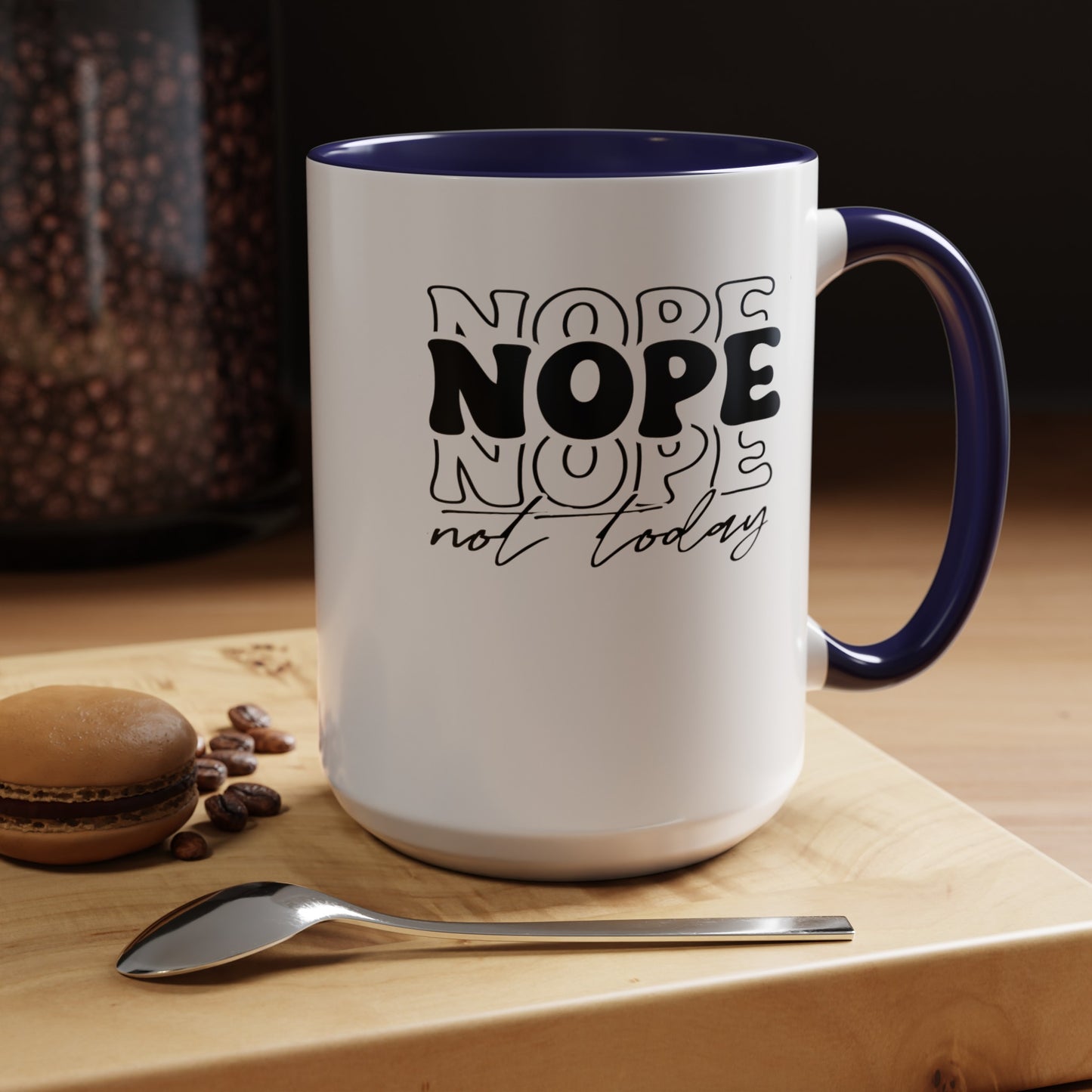 Nope-Accent Coffee Mug (11, 15oz)