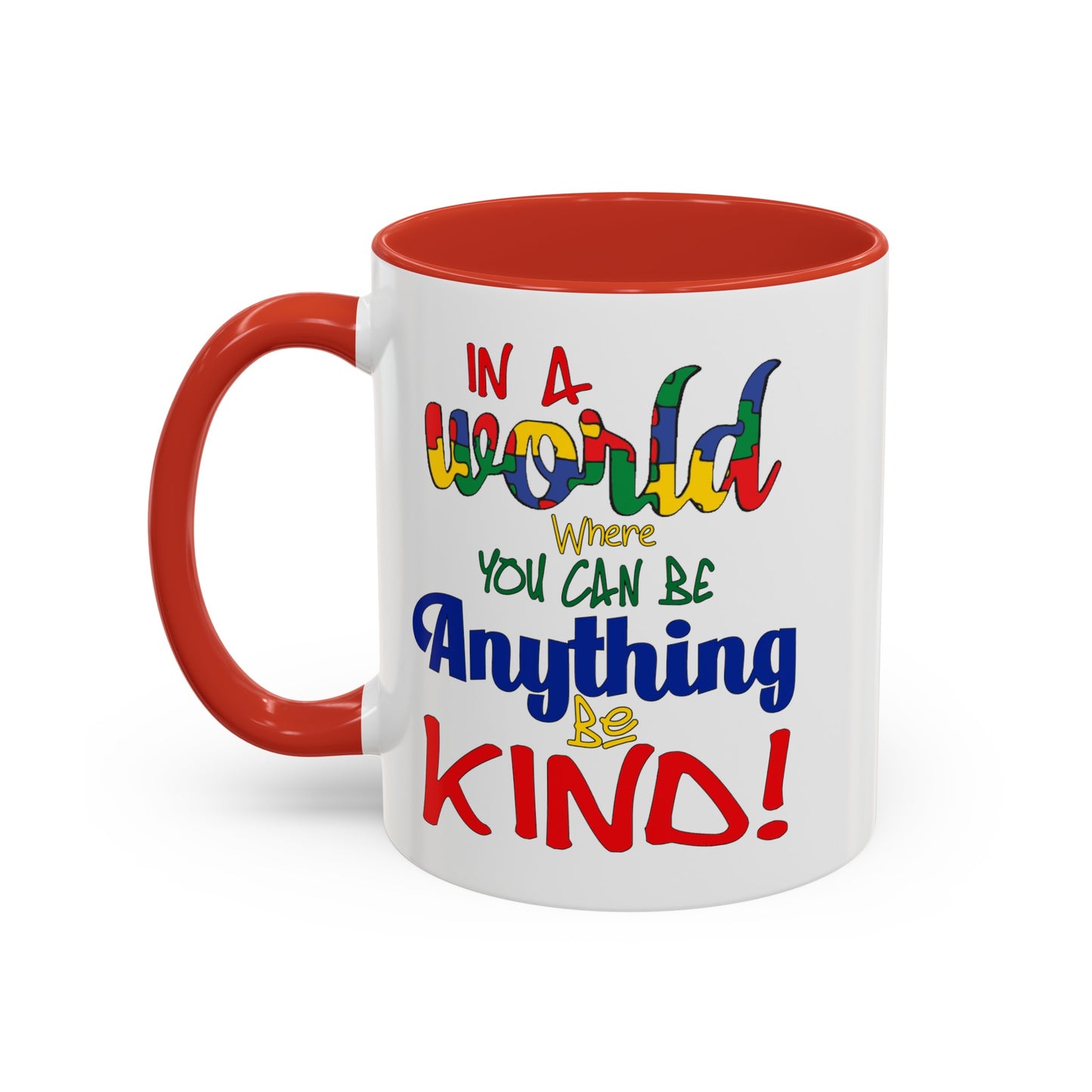 Be Kind-Accent Coffee Mug (11, 15oz)