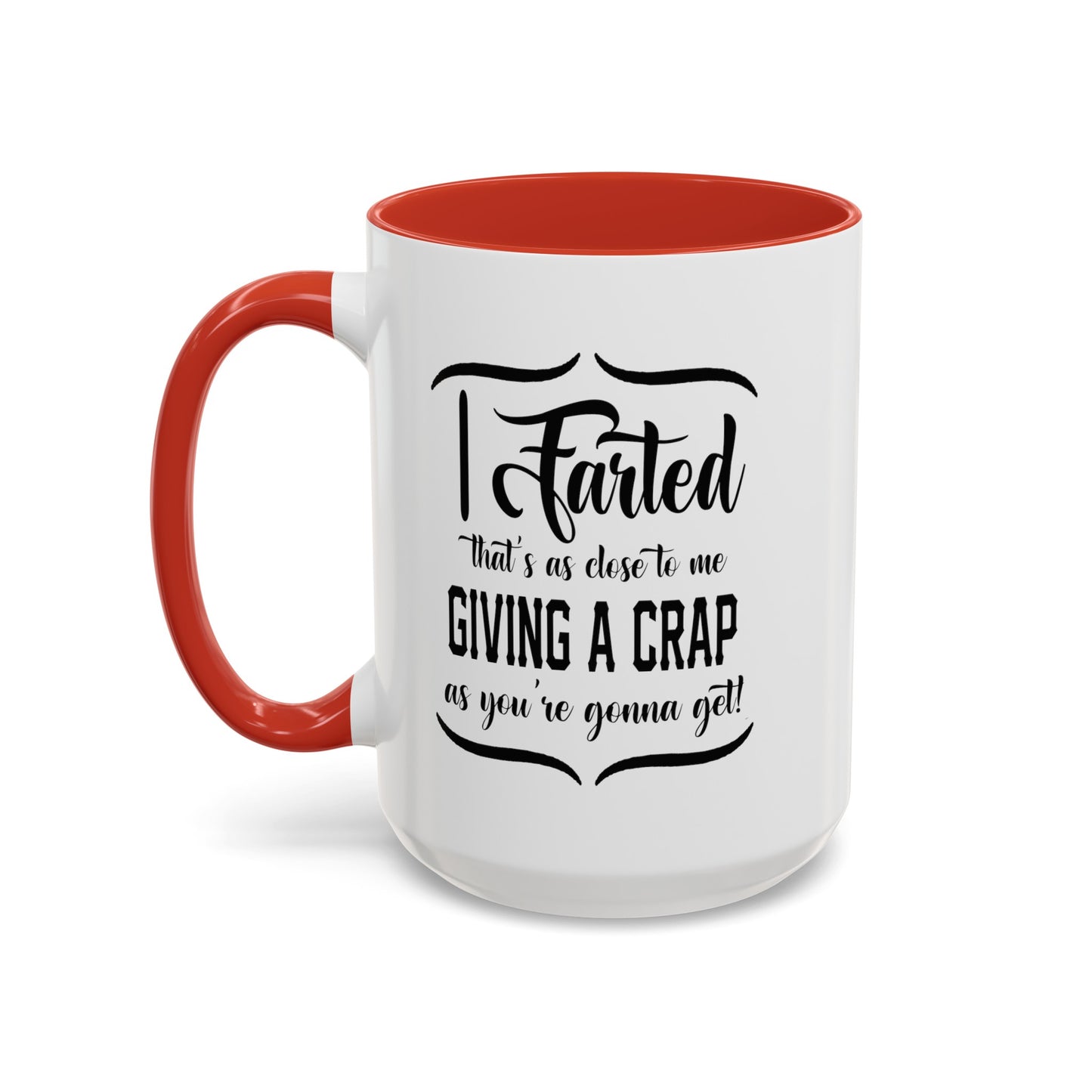 Giving a Crap-Accent Coffee Mug (11, 15oz)