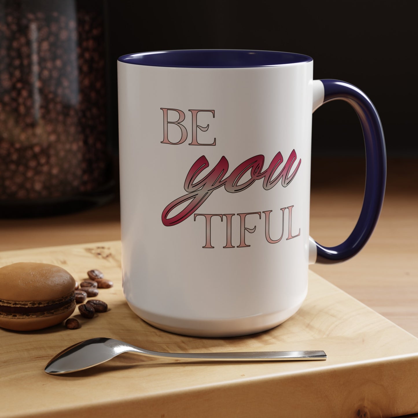 Beyoutiful-Accent Coffee Mug (11, 15oz)