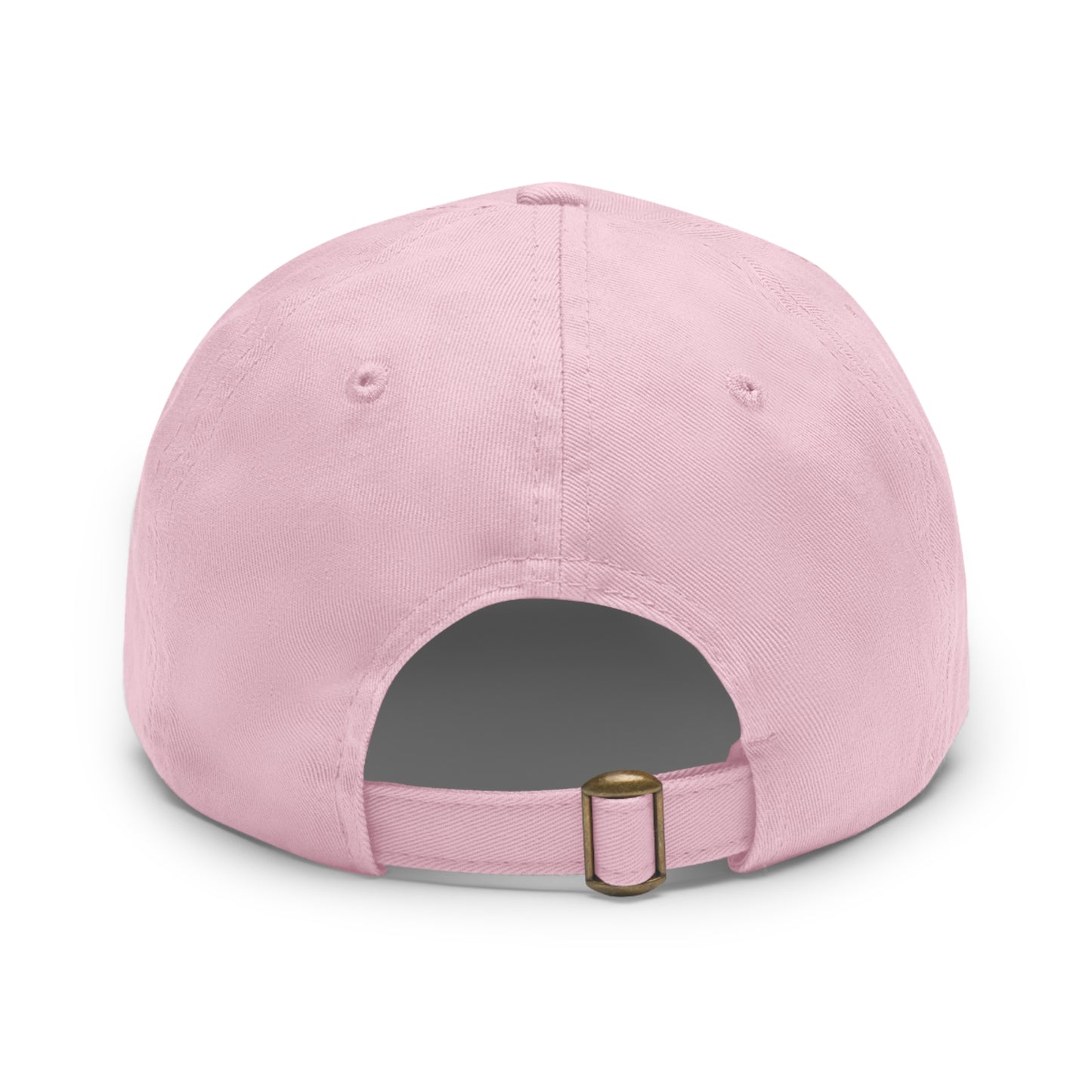 PTB-Dad Hat with Leather Patch (Round)