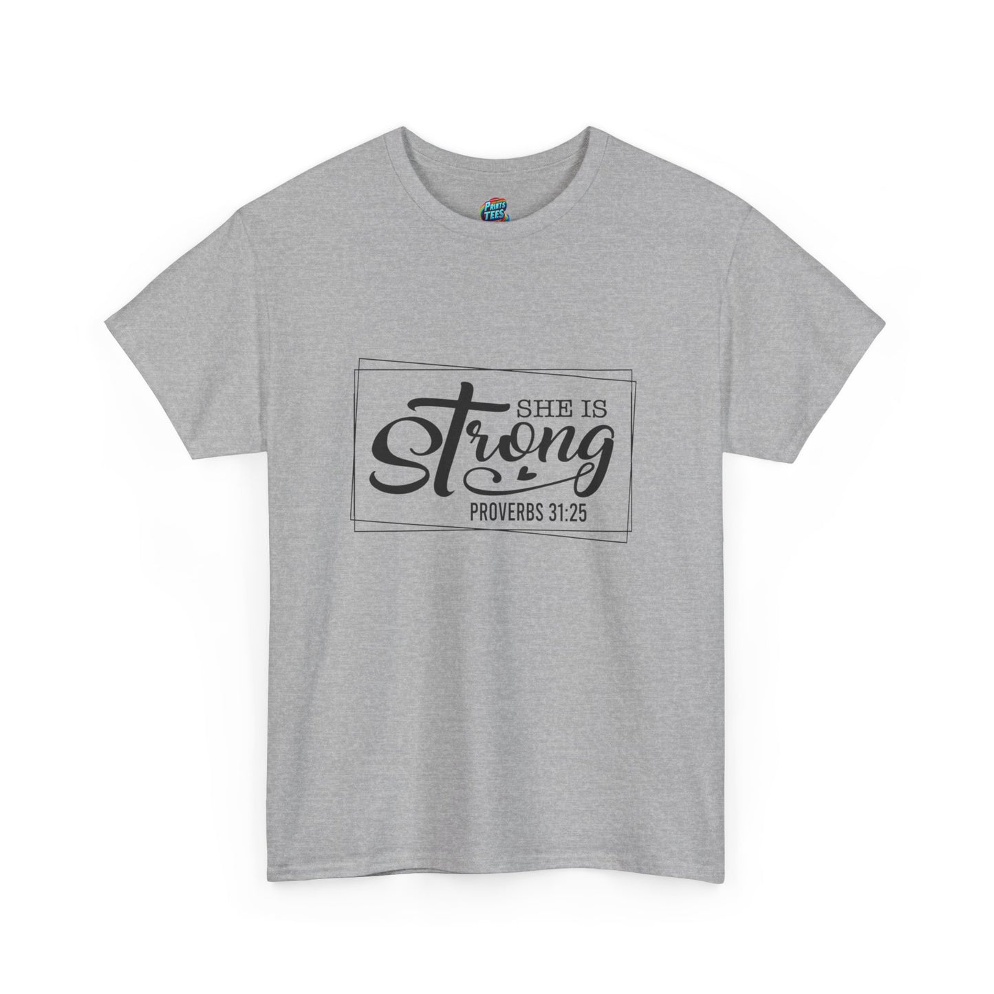 She is Strong-Heavy Cotton Classic Tee