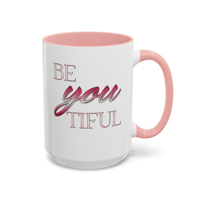 Beyoutiful-Accent Coffee Mug (11, 15oz)
