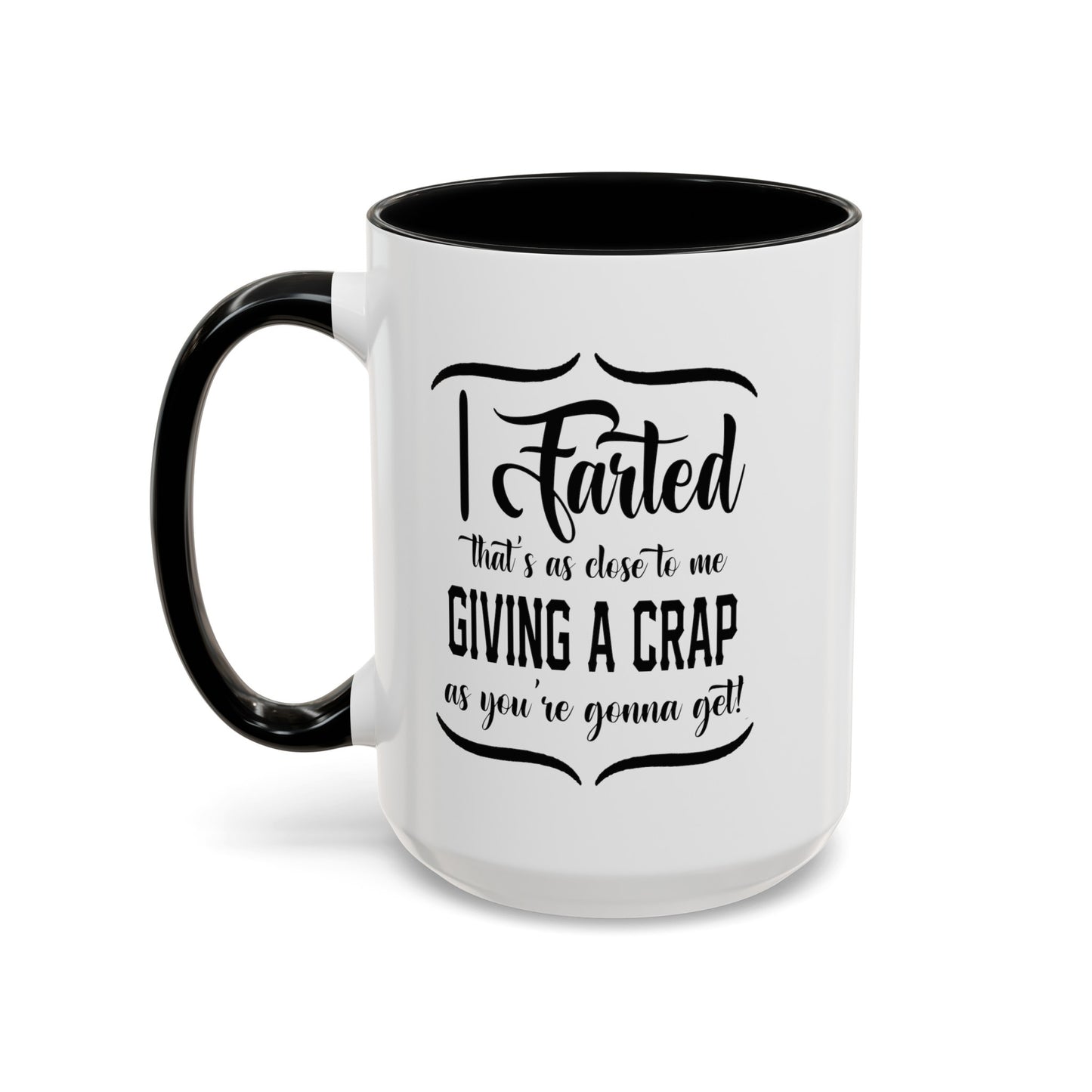 Giving a Crap-Accent Coffee Mug (11, 15oz)