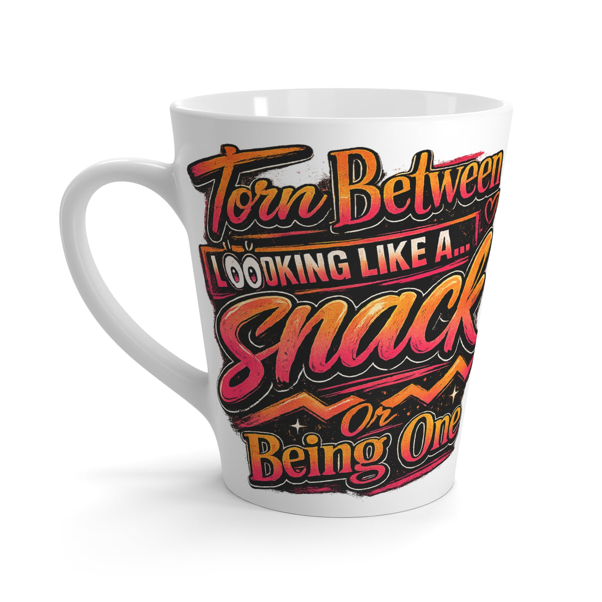 A Snack-Funny Latte Mug, 12oz