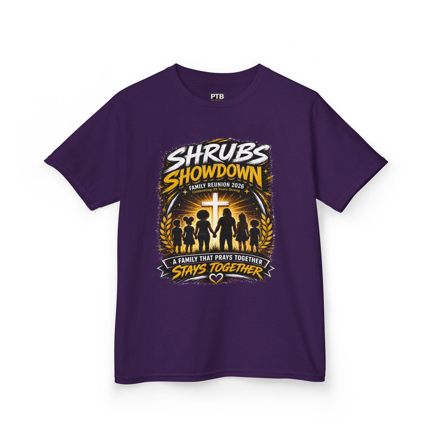 Shrubs Showdown Family Reunion Kids T-Shirt 2026