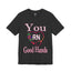 Good Hands-Jersey Knit T-Shirt