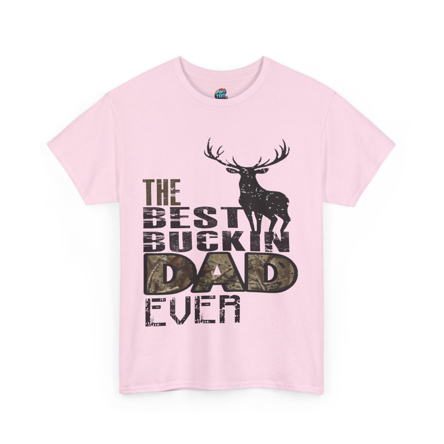 Best Buckin'Dad-Heavy Cotton Classic Tee