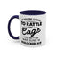 Rattle My Cage-Accent Coffee Mug (11, 15oz)