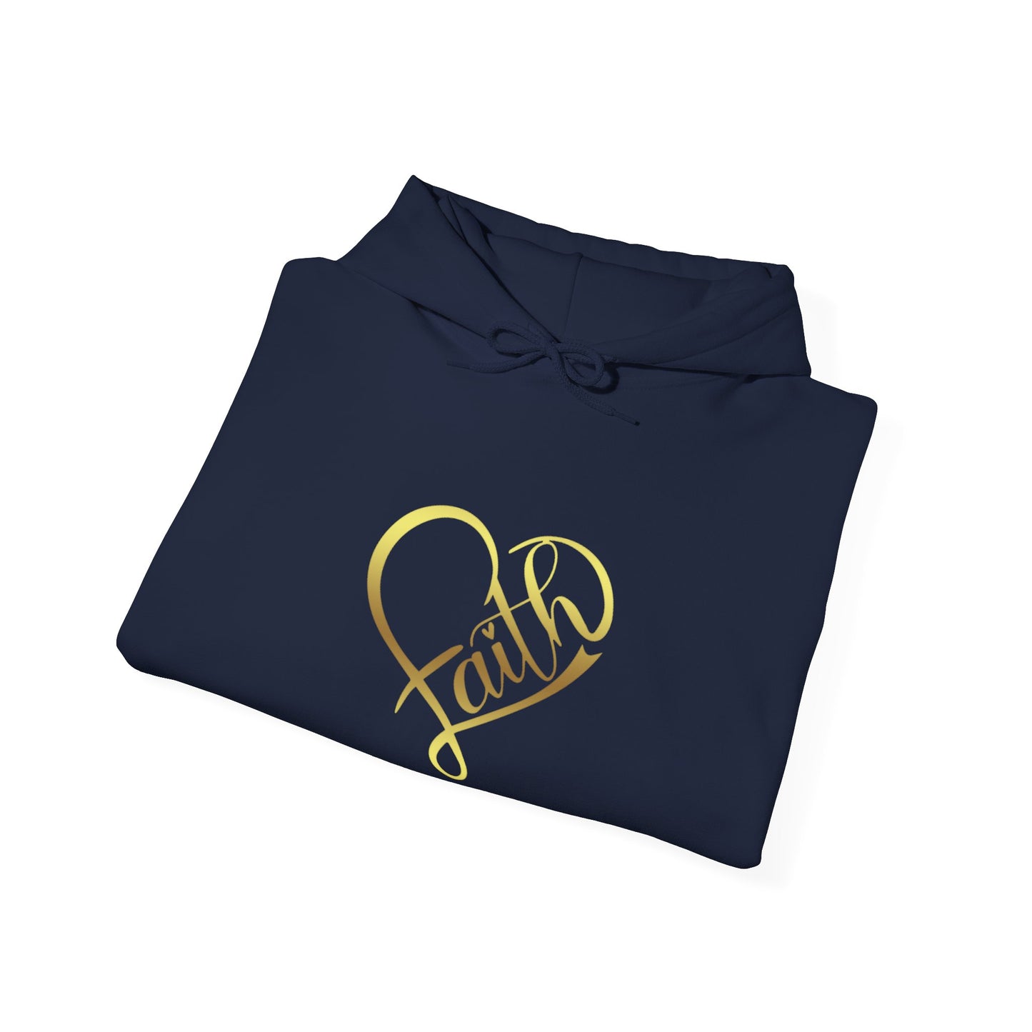 Faith Heart-Heavy Blend™ Classic Hoodie