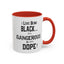 Black is Dangerous-Accent Coffee Mug (11, 15oz)