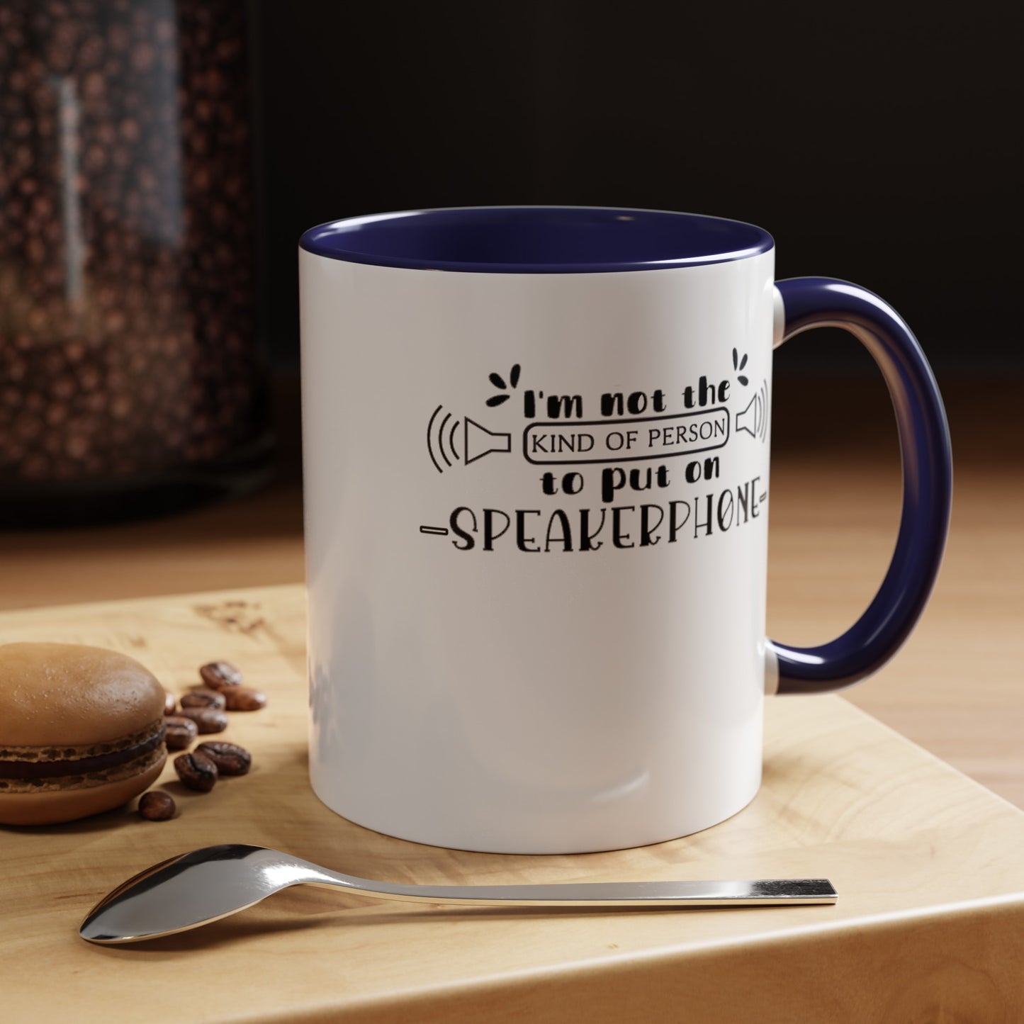 Speakerphone-Accent Coffee Mug (11, 15oz)
