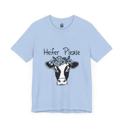 Heifer Please-Jersey Knit T-Shirt