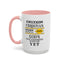 Christian Under Construction-Accent Coffee Mug (11, 15oz)
