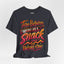 A Snack-Funny Graphic Jersey Knit T-Shirt