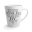 Blessed by God-Latte Mug, 12oz