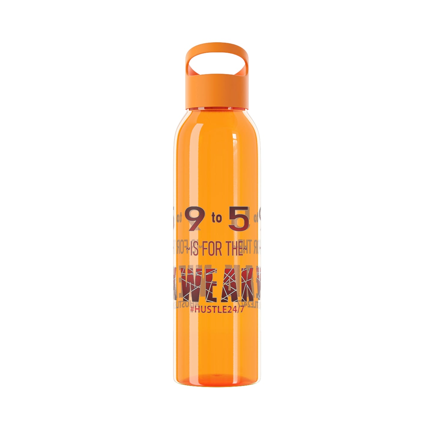 9 to 5-Sky Water Bottle, 21.9oz